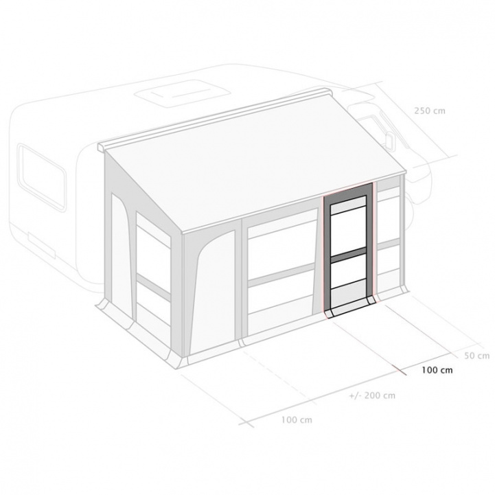 Inaca Dynamic Front 100 cm i gruppen Udsalgs hjørnet / Tilbud hos Campmarket (66155)