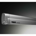 Thule Omnistor 8000 med 230V motor Aluminiumfarvet box