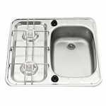 Køkkenbord med vask SMEV MO0927 2-pladers