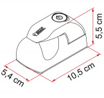 Sikkerhedslås til autocamperens dør Sikkerhedslås til autocamperens dør