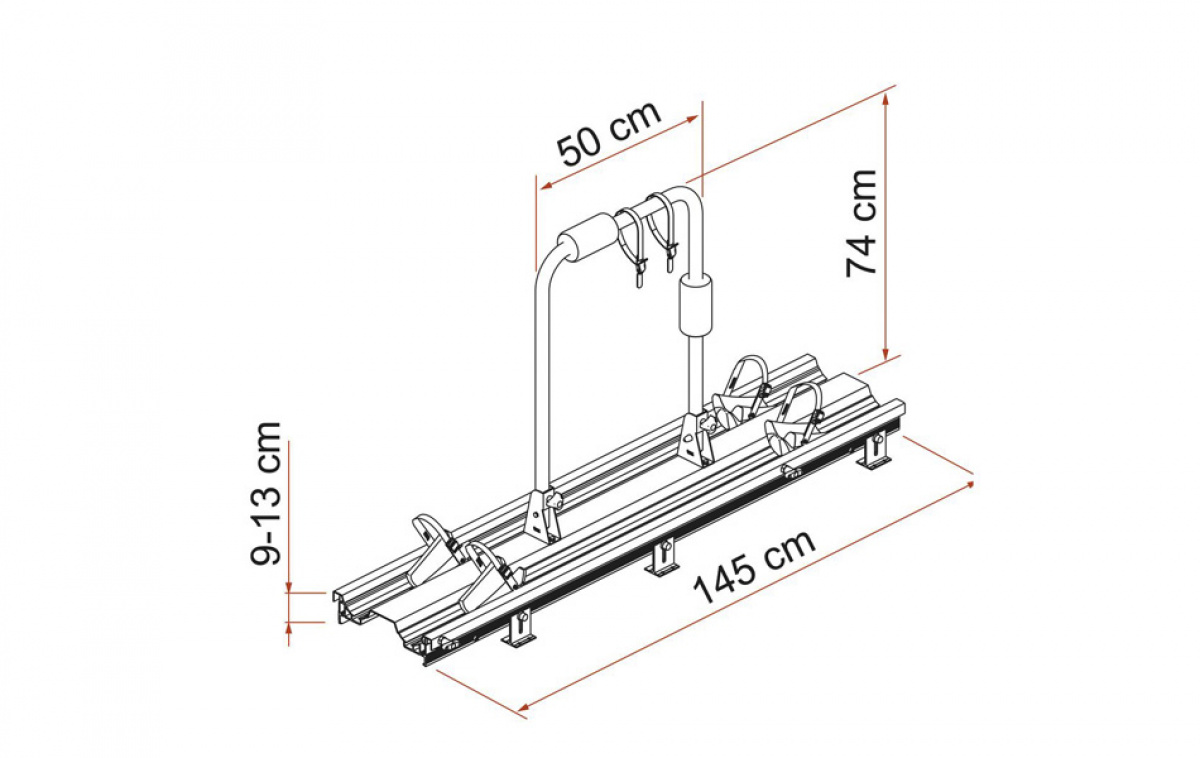 Fiamma Garage Slide Pro i gruppen Campingvogn og autocamper / Chassis / Cykelstativ / Garage hos Campmarket (66434)