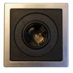 Stikkontakt 12 V Sort / Sølv Stikkontakt 12 V Sort / Sølv