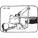 Koblingshjælp Puller US-160 Koblingshjælp Puller US-160