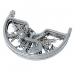 Tørrekarussel med 16 tøjklemmer grå