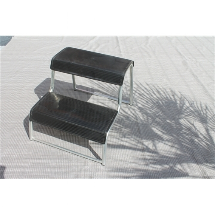 Trappestige med to trin WeCamp 430x530mm i gruppen Camping møbler / Fodtrin / Dobbelttrappe hos Campmarket (67239)