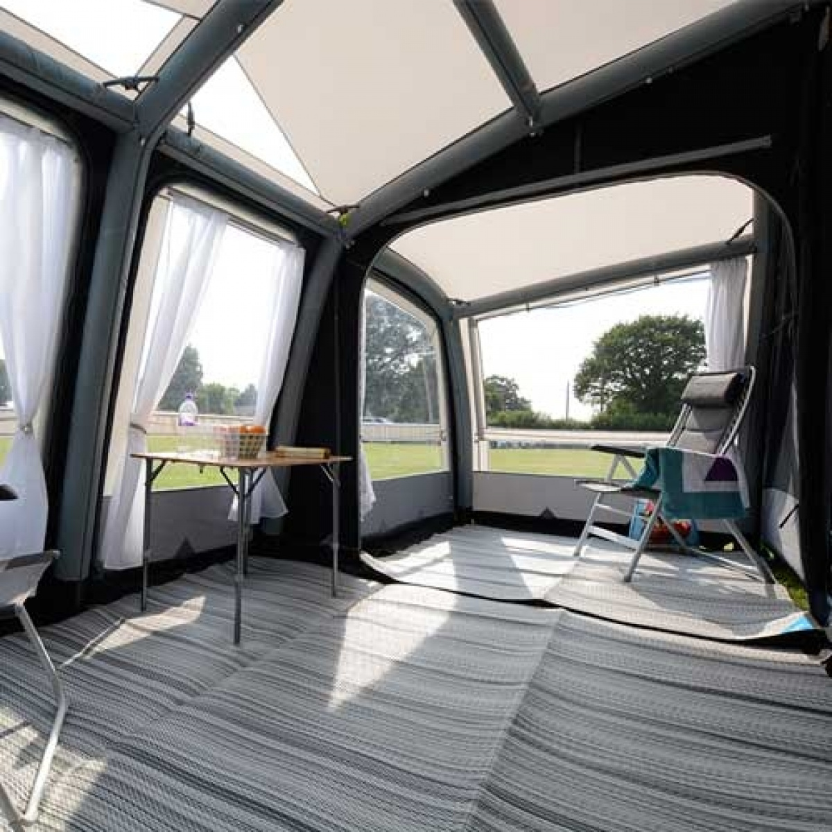 Kampa Rally Air Pro 260 Plus H Campingvogn i gruppen Fortelt & Markiser / Fortelt Campingvogn / Oppustelige telte til campingvogne / Dometic lufttelt Campingvogn hos Campmarket (67346)