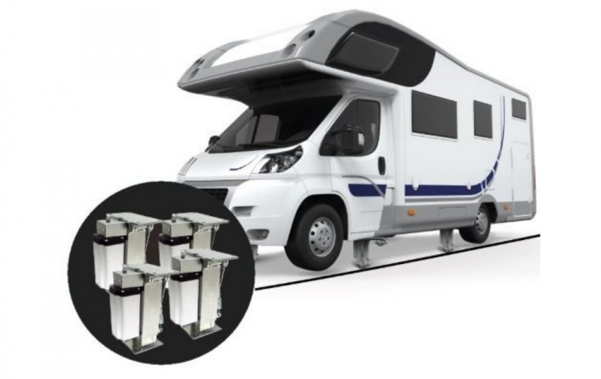 Tesa-AutoLift-System 4 Elektriske Støtteben Autocamper i gruppen Campingvogn og autocamper / Chassis / Støtteben hos Campmarket (67444)