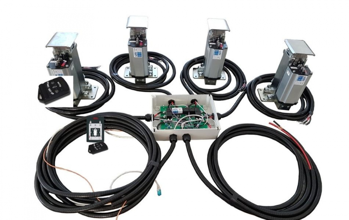 Tesa-AutoLift-System 4 Elektriske Støtteben Autocamper i gruppen Campingvogn og autocamper / Chassis / Støtteben hos Campmarket (67444)