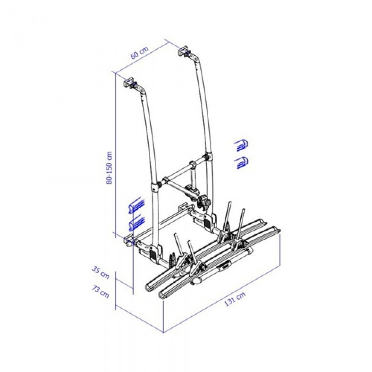 Thule Excellent Cykelholder lang version | -