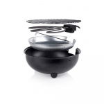 Elektrisk grill 230V sort