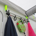 Kampa garderobestang kort kederbeslag Kampa garderobestang kort kederbeslag