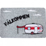 Dørmåtte Velkommmen Caravan 40x60cm Dørmåtte Velkommmen Caravan 40x60cm