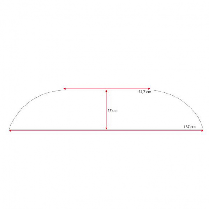 Hjolovertræk Hobby til boggie aksel 2009-2021 i gruppen Fortelt & Markiser / Tilbehør-Reservedele / Pocket Piece & frakker / Hjulhus dækning hos Campmarket (68247)