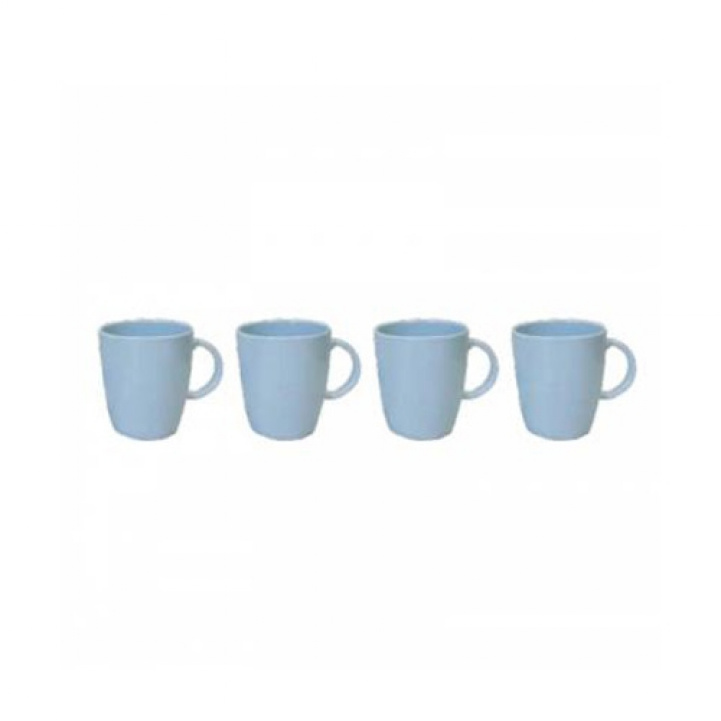 Hvide Seramika-krus 4 stk. i gruppen Husholdning & Køkken / Glas / Krus og kaffekopper hos Campmarket (68274)