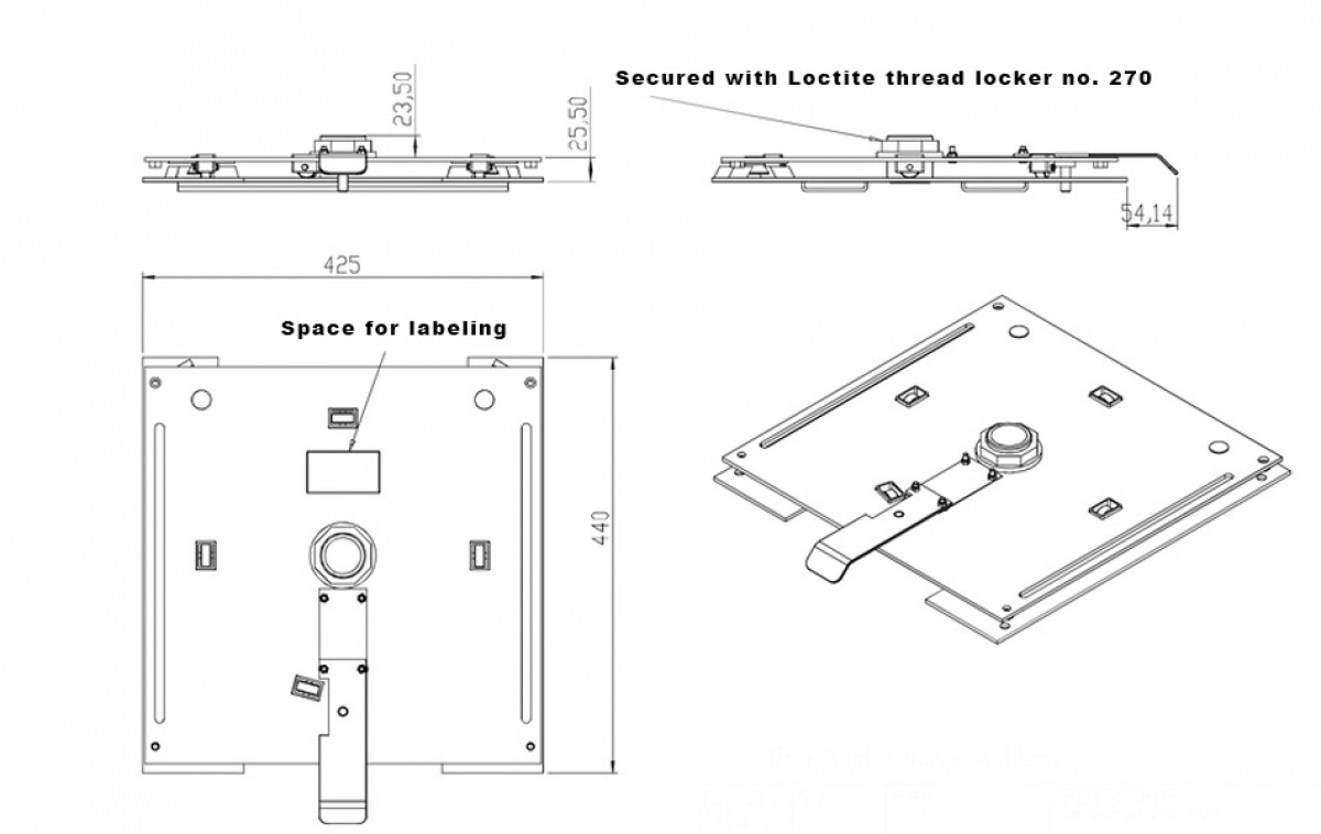 Drejeskive VW T5 / T6 Passagerside i gruppen Campingvogn og autocamper / Chassis / Snurre plader hos Campmarket (68572)