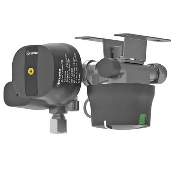 Truma gasregulator DuoControll CS vandret i gruppen Campingvogn og autocamper / Gas & tilbehør / Gasregulatorer og tilbehør hos Campmarket (68771)