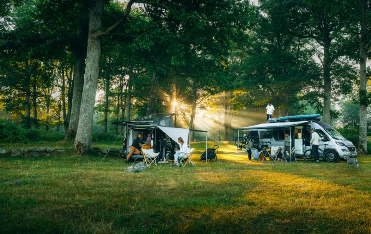 Thule Omnistor Tagmonteret 6300 til varevogn i gruppen Campingvogn og autocamper / van og Autocamper / Markiser / Markiser hos Campmarket (68787)