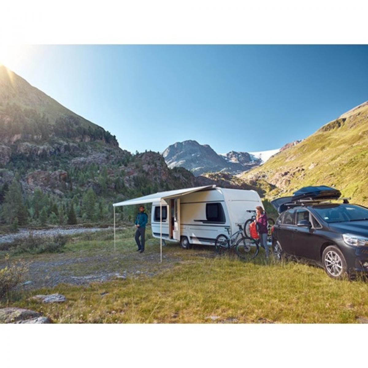 Thule Omnistor Tagmonteret 6300 til varevogn i gruppen Campingvogn og autocamper / van og Autocamper / Markiser / Markiser hos Campmarket (68787)