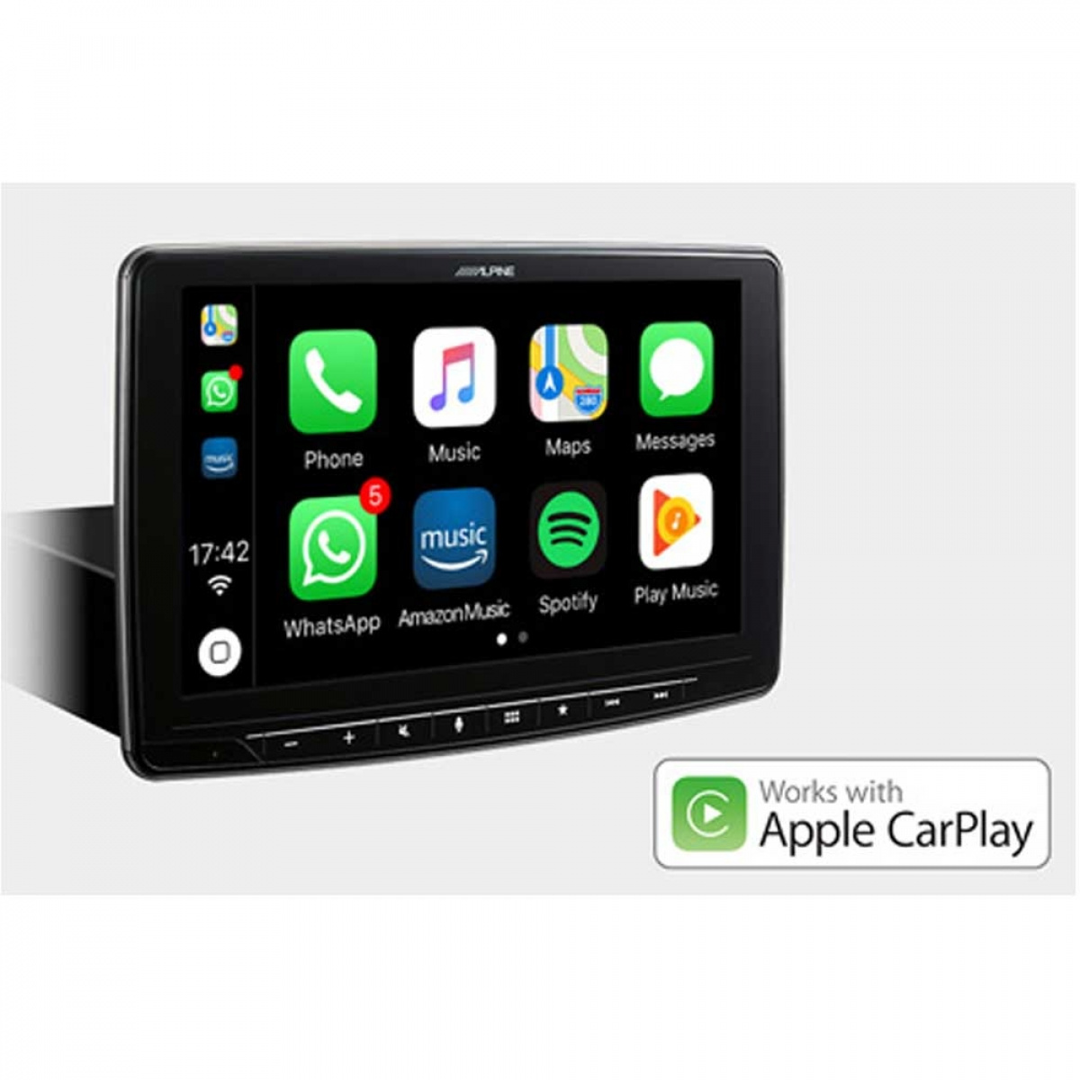 Alpine ILX-903D Halo 9 Carplay i gruppen Campingvogn og autocamper / El - Elektronik / TV, Billede & Lyd / GPS hos Campmarket (68888)