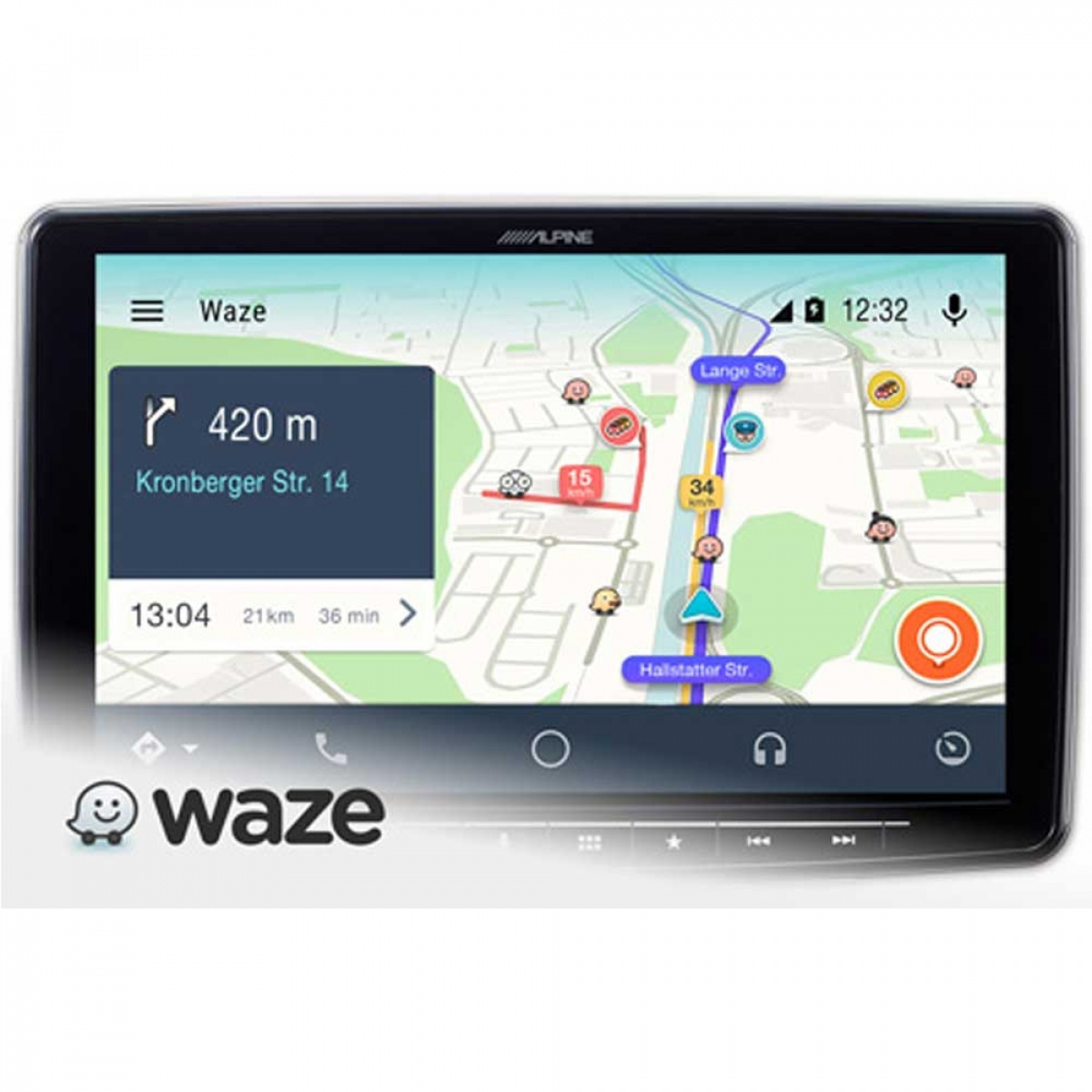 Alpine ILX-903D Halo 9 Carplay i gruppen Campingvogn og autocamper / El - Elektronik / TV, Billede & Lyd / GPS hos Campmarket (68888)