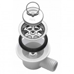 Dometic AC 540 Afløbsbeslag vinklet 20 mm Dometic AC 540 Afløbsbeslag vinklet 20 mm