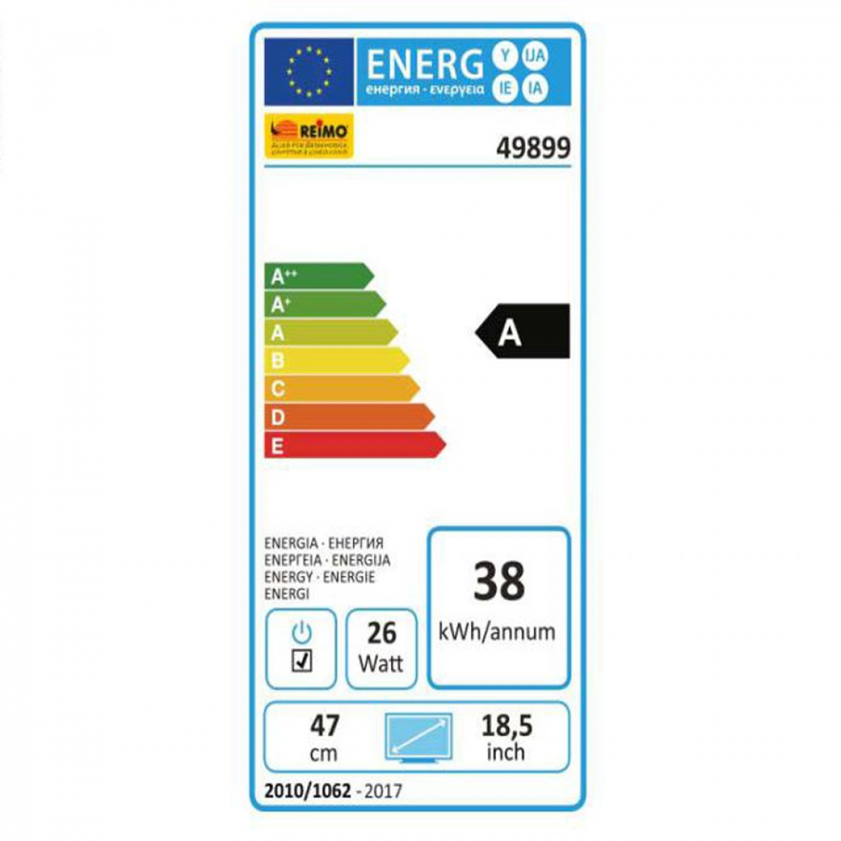 CARBEST LED-TV 21,5 tommer i gruppen Campingvogn og autocamper / El - Elektronik / TV, Billede & Lyd / TV hos Campmarket (68962)