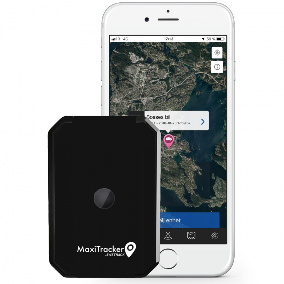 MaxiTracker GPS-sporingsenhed i gruppen Campingvogn og autocamper / El - Elektronik / EL Øvrigt hos Campmarket (69039)