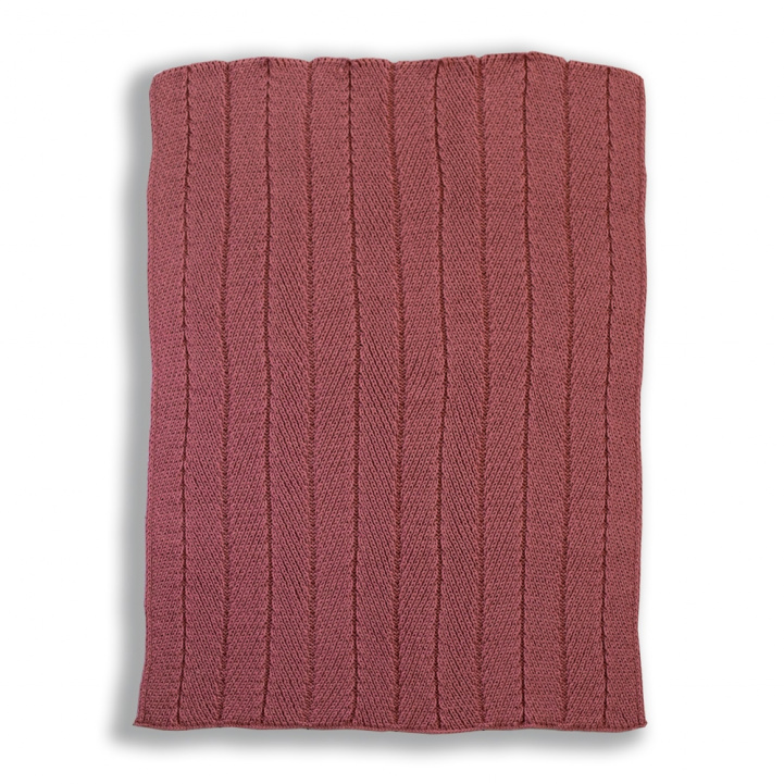 Royal Camping Strikket Plaid Nature 120 x 150 cm i gruppen Hjem og indretning / Tekstiler / Tæpper & Plæder hos Campmarket (69043)