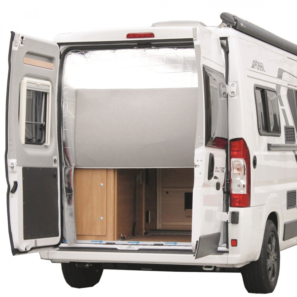 Isoleringsgardin til bagdør hel model Ducato i gruppen Campingvogn og autocamper / Tekstiltæpper & Betræk / Isoleringsmåtter mv. / Isoleringsmåtter delvist integrerede autocampere / Fiat Ducato 2015- hos Campmarket (69118)
