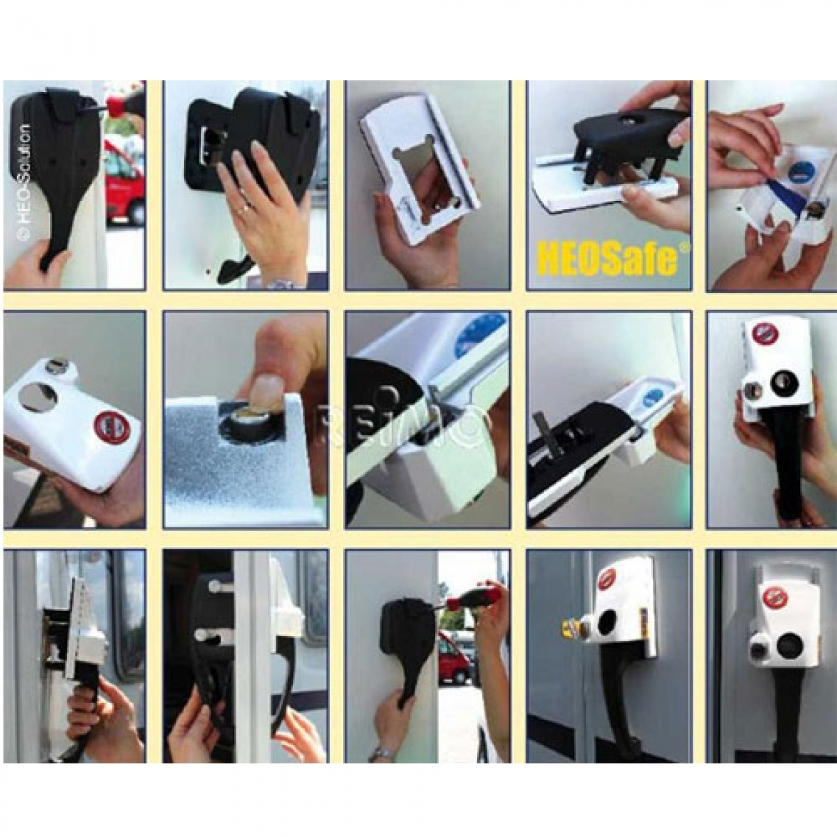 Dørsikring til Heosafe håndtag i gruppen Campingvogn og autocamper / Lås & beslag / Sikerheds lås hos Campmarket (69469)