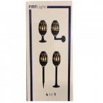 FMT Rebild lampe med flammende LED-lys