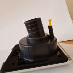 Tankpåfyldning sort med magnetlås