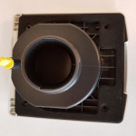 Tankpåfyldning sort med magnetlås