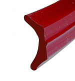 Rød profil indlægsliste 13 mm