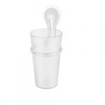 Loop tandbørstekrus transparent