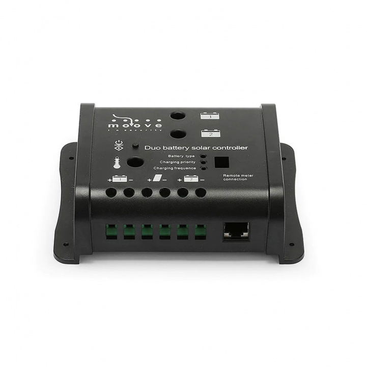 Regulator Moove 102 10Amp 175W PWM i gruppen Campingvogn og autocamper / El - Elektronik / Solpaneler / Solcelleregulatorer / PWM hos Campmarket (70130)