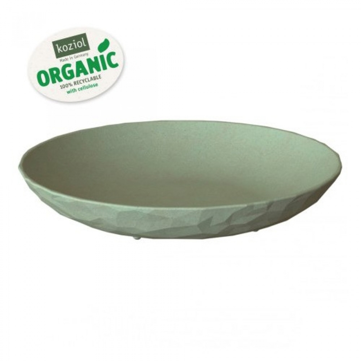 Koziol Dyb Tallerken 22 cm Organic pakke med 4 i gruppen Husholdning & Køkken / Servering / Tallerkner hos Campmarket (70206)