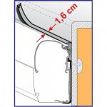 Fiamma Rainguard 1,6 cm Fiamma Rainguard 1,6 cm