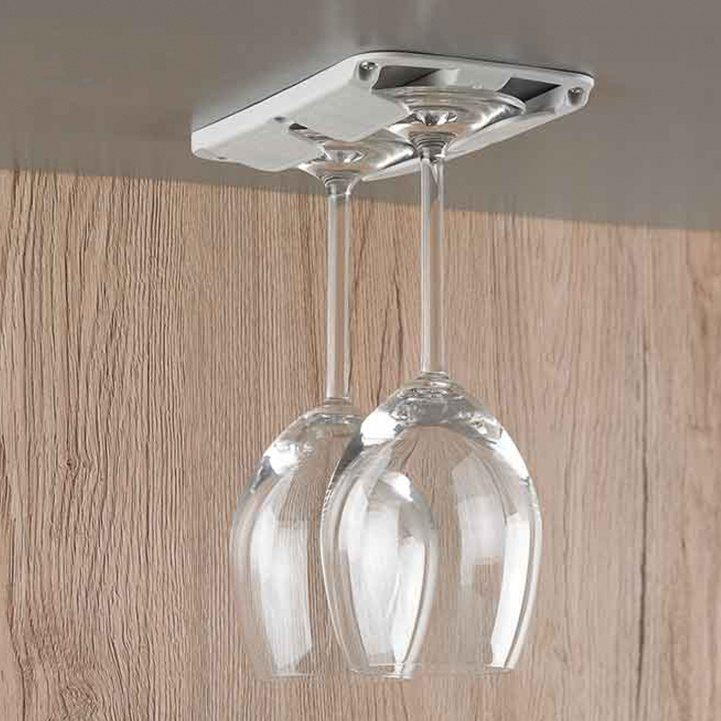 Glasholder Rødvin 2-pak Beige/Grå i gruppen Husholdning & Køkken / Køkkentilbehør / Arrangement & hylder hos Campmarket (70356)