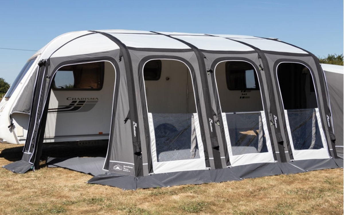 SunnCamp Esteemed Air 250 i gruppen Fortelt & Markiser / Fortelt Campingvogn / Oppustelige telte til campingvogne / A-måls lufttelte hos Campmarket (70396)