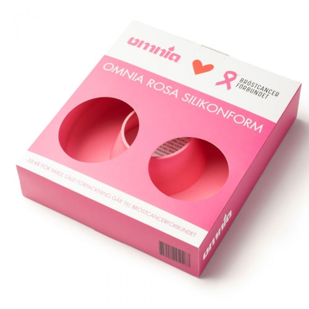 Omnia silikoneform 2.0 rosa