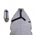 Betræk af fåreskind. Sæt med 3 skind Beige.