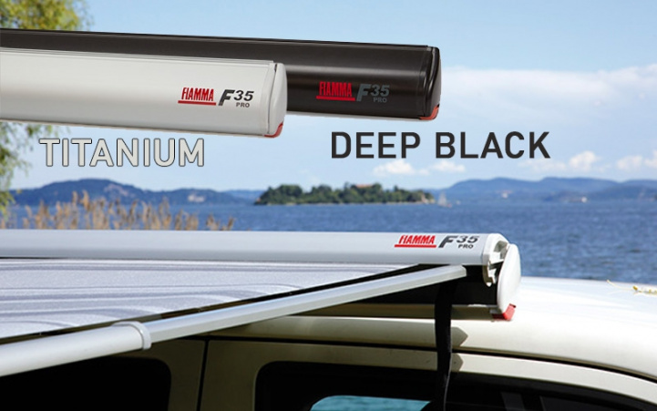 Fiamma F35 Pro Titanium i gruppen Fortelt & Markiser / Markiser / Autocamper Markiser / Fiamma / Tagmonteret hos Campmarket (70776)