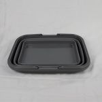 Kurv/opvaskebalje Sammenfoldelig 16 L grå Kurv/opvaskebalje Sammenfoldelig 16 L grå