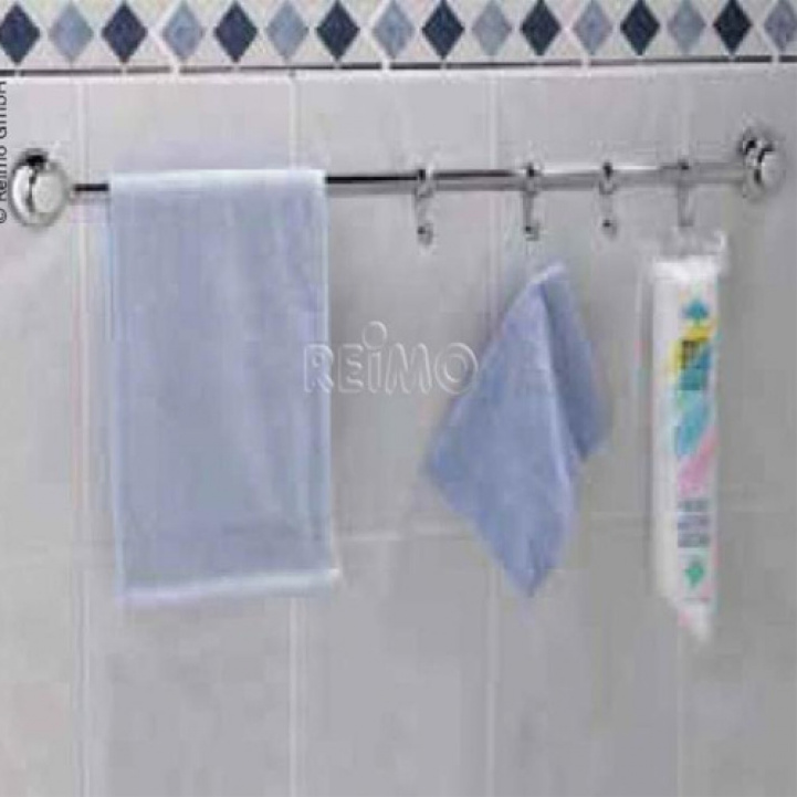 Knagerække i krom med 4 kroge i gruppen Vand & Sanitet / Badeværelsesartikler hos Campmarket (71422)