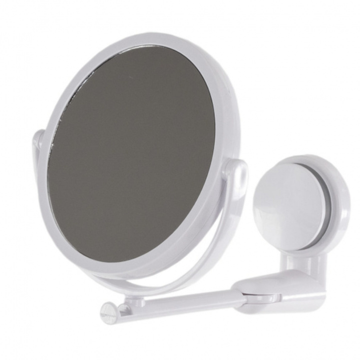 Camp4 rundt spejl med sugekop i gruppen Vand & Sanitet / Badeværelsesartikler hos Campmarket (71429)