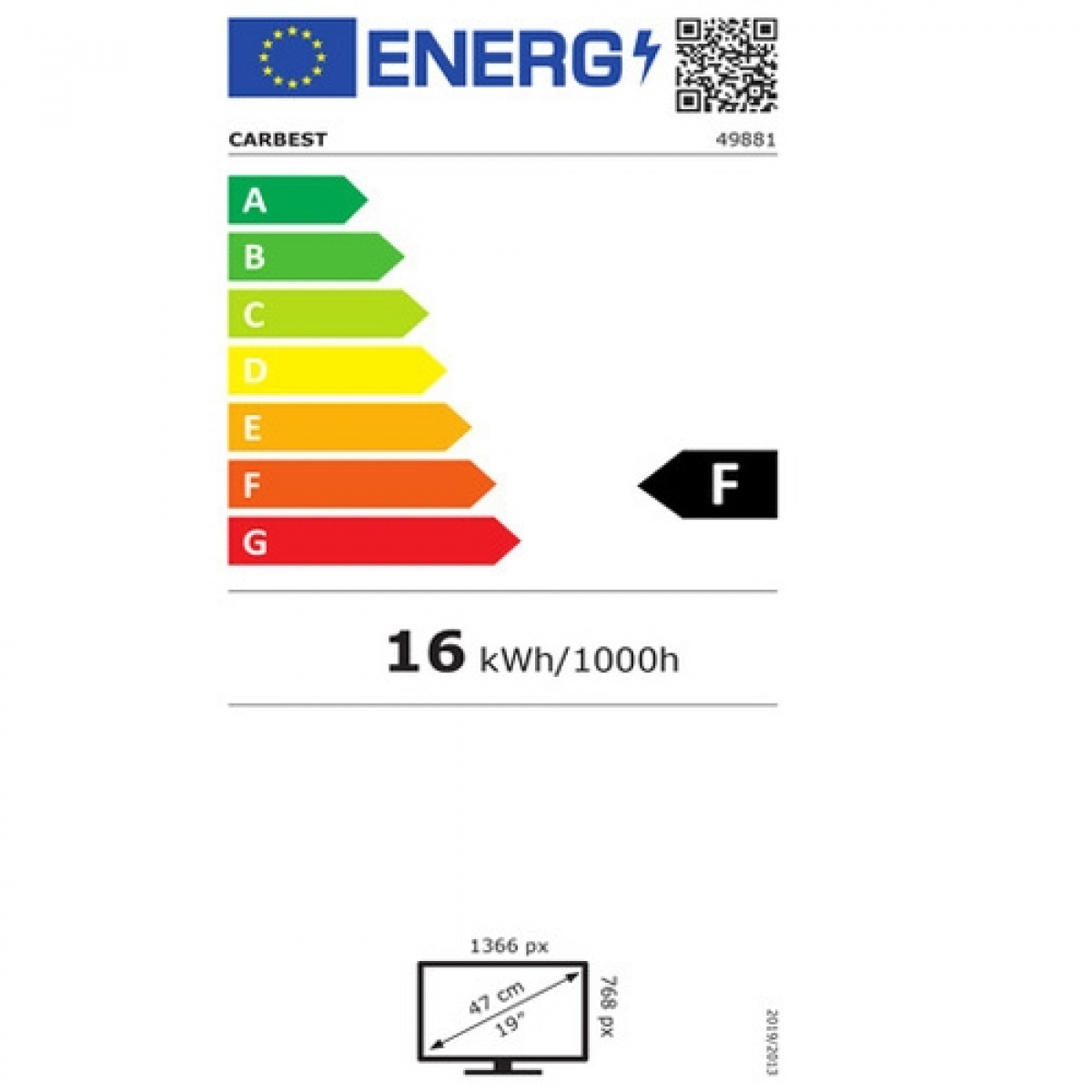 Carbest Smart-TV LED 18,5 tommer Full HD i gruppen Campingvogn og autocamper / El - Elektronik / TV, Billede & Lyd / TV hos Campmarket (71434)