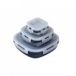 Sammenfoldelige æsker til madvarer, pakke med 3 stk.