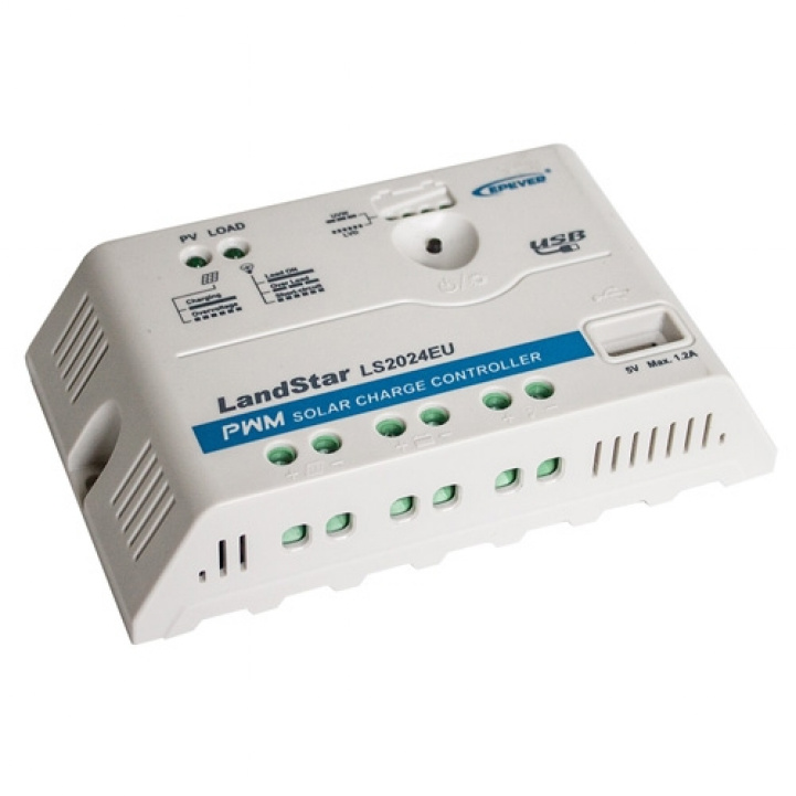 Solcelleregulator PWM 20A til 69590 i gruppen Campingvogn og autocamper / El - Elektronik / Solpaneler / Solcelleregulatorer / PWM hos Campmarket (71834)