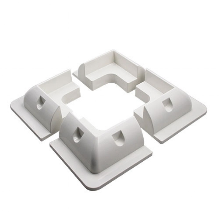 LTC Solceller monteringshjørne 15 mm, pakke med 4 stk. i gruppen Campingvogn og autocamper / El - Elektronik / Solpaneler / Tilbehør hos Campmarket (72124)